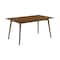 Armen Living Westmont and Azalea Orange and Walnut 5 Piece Dining Set SETWEDI5AZWAOR - alternate 7